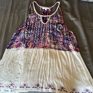 Miss me tank top size large